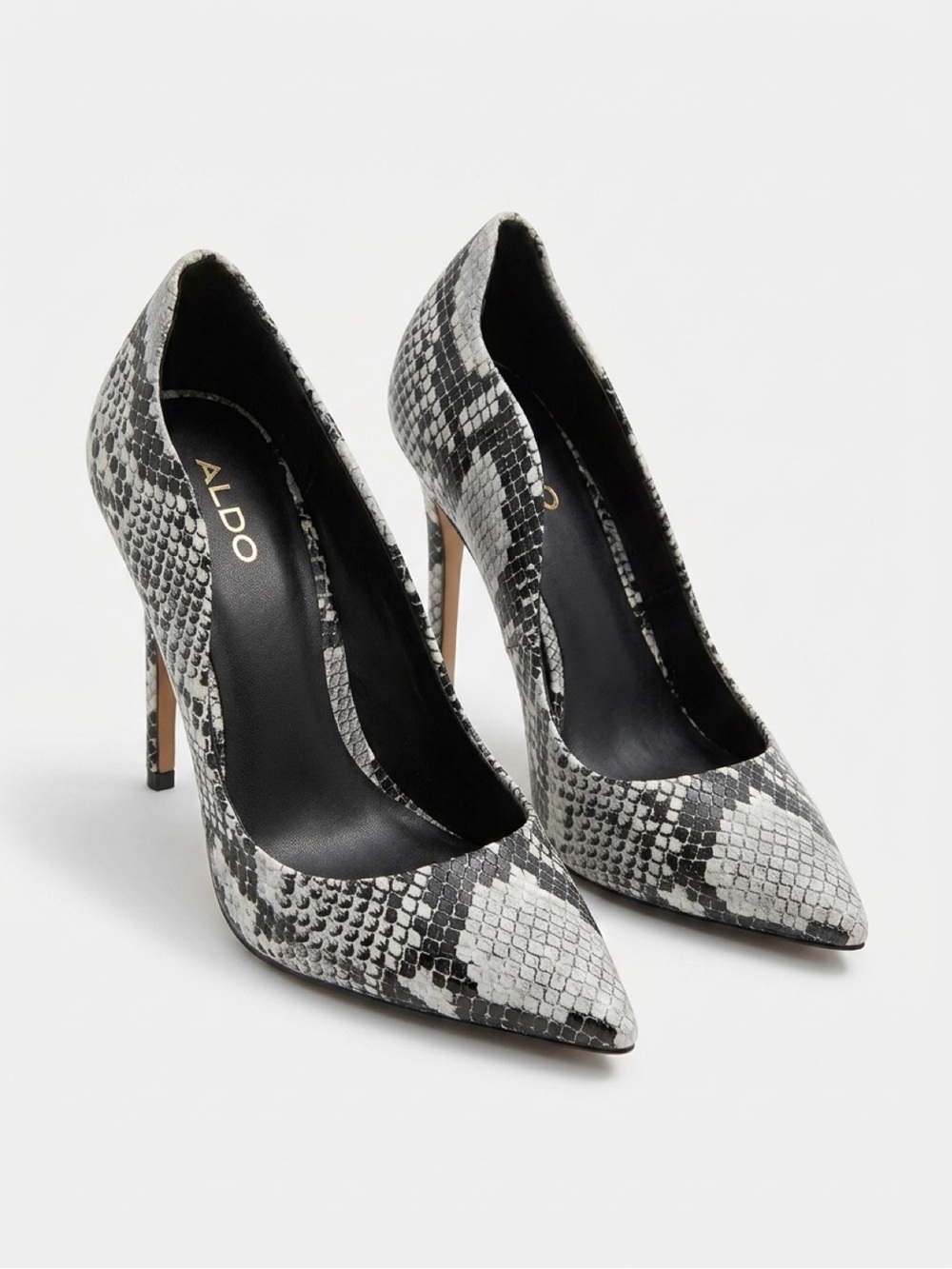 ALDO Black & White Pumps – Size 8.5, Sexy Chic Heels, Comfortable